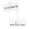 C-Line Products 3-1/2" x 1-1/2" White Wire Shelf Tag, 10PK 87411 - alternate 5