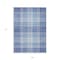 Homeroots 9' X 12' Denim Blue And Ivory Plaid Washable Indoor Outdoor Area Rug 596331 - alternate 8