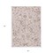 Homeroots 3' X 5' Pink Green And Gray Floral Washable Indoor Outdoor Area Rug 597836 - alternate 9