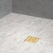 Hydroware Square Shower Drain, C06 Brushed Gold, 4 Inches HYD-0019 - alternate 6