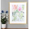 Homeroots Tropical Blooms II Gold Framed Print Wall Art 521458 - alternate 4