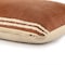 Homeroots 16" X 24" Cinnamon And Natural Striped Cotton Lumbar Throw Pillow With Texture 549451 - alternate 9