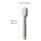Oxo Good Grips Small Spatula, 9.85 in OAL, Silicone Blade, Oat 11279600 - alternate 4