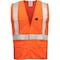 Ironwear Hi-Vis FR Safety Vest L Class 2 , Hook & Loop 5 Pockets 1284FR-O-L - alternate 1