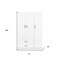 Homeroots White Solid and Manufactured Wood Bedroom Set 592875 - alternate 8