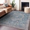 Homeroots 8' X 10' Blue Medallion Washable Indoor Outdoor Area Rug 608001 - alternate 8