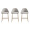 Manhattan Comfort Gracie Counter Stool  in Stone and Gold - Set of 3 3-CS019-GST - alternate 9