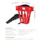 Vevor Hydraulic Pipe Bender 16 Ton Manual Pipe Bending Tool with 8 Dies MR8081 - alternate 8