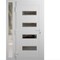 Vdomdoors Front Exterior Prehung Metal-Plastic Door, Manux 8113 White Silk, Side Sidelite Transom, Office Com MANUX8113EXD-WS-W32+14xH80-RH - alternate 1
