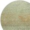 Homeroots 8' Artichoke Green Ivory And Brown Round Abstract Washable Indoor Outdoor Area Rug 603073 - alternate 8