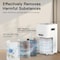 Edendirect 516 sq. ft. H13 HEPA True Personal Console Air Purifier with Remote in Whites IR-AP400 - alternate 9