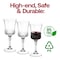 Smarty Had A Party 11 oz. Crystal Cut Plastic Wine Goblets (48 Goblets), 48PK 1817-CASE - alternate 8