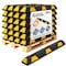 Jrex Safety 48 in Rubber Parking Block Curb Stop, Yellow Reflective Strip, 24PK PBSY-JR-4-HP24 - alternate 1