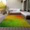 Homeroots 3' X 5' Terra Cotta Gold And Green Ombre Washable Indoor Outdoor Area Rug 577277 - alternate 9