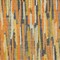 Homeroots 9' X 12' Orange And Beige Striped Washable Indoor Outdoor Area Rug 609046 - alternate 9