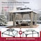 Sunjoy 10x10 Kingston PC Top Rectangular Gazebo A10204383000 - alternate 13