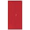 Sandusky Lee Combo Storage Cabinet, 72 in H, 36 in W, 24 in D, Swing, Keyed, Red, 4 Shelves CAC1362472-01 - alternate 9
