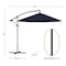 Pure Garden 10 ft Offset Patio Umbrella 8 ft Tall Hanging Cantilever Umbrella Fade-Resistant Shade Umbrella 50-LG1421 - alternate 8