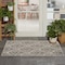 Homeroots 3' X 4' Charcoal Floral Indoor Outdoor Area Rug 527644 - alternate 8