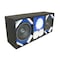 Deejay Led Loaded Box w/Two Despacito Heavy Duty 8-in Woofers One Horn and w/Two Bullet Tweeters BLUE TBH8BLUE - alternate 7