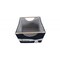 Homeroots 12" X 12.5" X 9.5" White Blue Foldable Fabric Basket Set Of 3, 3PK 364160 - alternate 5