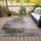 Homeroots 9' X 12' Beige And Gray Abstract Washable Indoor Outdoor Area Rug 632027 - alternate 9