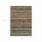 Homeroots 9' X 12' Brown And Gray Striped Washable Indoor Outdoor Area Rug 615834 - alternate 9