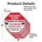 Signmission Security Alert Parking Lot Under 24, 6 inch X 6 inch, Vinyl Decal, 5PK OC-D-5PACK-6-116 - alternate 4