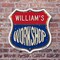 Signmission William's Workshop, 6 Inch X 6 Inch, Plastic Sign SHI-P-6-489-WILLIAM - alternate 5