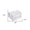 Homeroots White King Polyester 180 Thread Count Washable Duvet Cover Set 529061 - alternate 8