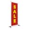 Showdown Displays 3.5 Ft  Frameworx Banner Display Kit (Single-Sided, 13 Oz. Smooth Scrim Vinyl) - Sale Red Burst 908080-001 - alternate 1