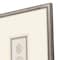 Homeroots Set Of Two Portrait Intaglio I Silver Framed Print Wall Art, 2PK 526067 - alternate 3