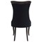 Leisuremod Novara Collection Modern Wooden Dining Chair in Black Velvet, 4PK NC20BLF4 - alternate 10