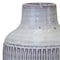 Homeroots 12" Gray And Brown Ribbed Terracotta Cylinder Table Vase 516224 - alternate 4