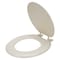 Prosource Toilet Seat, Round, MDF Molded Fiberboard, Bone, Plastic Hinge T-17WM-B-3L - alternate 1