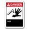 Signmission 10 in Height, Plastic, ANSI-710DS Acid, ANSI-710DS Acid ANSI-710DS Acid - alternate 7