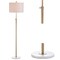 Jonathan Y June 65" Adjustable Metal/Marble LED Floor Lamp, Brass JYL3022A - alternate 10