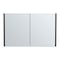 Homeroots 32" Black Wood Floating Bathroom Vanity 571358 - alternate 13