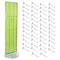 Azar Displays Green Two-Sided Pegboard Floor Display On Revolving Studio Base with 50 6in Clear Hooks 700780-GRE-6C50 - alternate 1