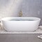 Anzzi Coral Series 2-Handle Freestanding Tub Faucet with 60 in. Euro-Grip Hand Sprayer in Satin Brass FS-AZ0047SB - alternate 10