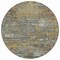 Homeroots 8' Gold And Taupe Round Abstract Washable Indoor Outdoor Area Rug 610434 - alternate 9