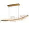 Cwi Lighting Arcus Integrated LED 50in Brass Chandelier with Handcrafted Glass 1711P50-5-624 - alternate 1