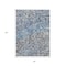 Homeroots 5' X 8' Blue And Gray Abstract Washable Indoor Outdoor Area Rug 631946 - alternate 7