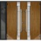 Vdomdoors Steel Double Doors Deux 1713 Natural Oak Black Sidelight Exterior Window Stainless Inserts Single M DEUX1713DEXD-OAKB-LH-W72+16 x H80 - alternate 6