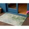 Homeroots 3' X 5' Artichoke Green And Ivory Abstract Washable Indoor Outdoor Area Rug 605500 - alternate 1
