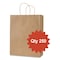 Integrated Bagging Systems Get Reddi Paper Bag, Pulse Size, 60# Basis Weight, Twisted Rope Handle, 8x4.5x10.25, Brown, 250PK KRFTW8410 - alternate 4