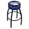 Holland Bar Stool Co 30" 4" Nevada Cushion Seat, Blk Wrinkle Base Swivel Bar Stool L8B130NevaUn - alternate 1