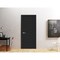 Vdomdoors Interior Solid French Door 24" x 84" inches / Mela 7001 Painted Black / Single Regular Panel Frame MELA7001ID-TCF-2484 - alternate 1