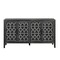 Homeroots 65" Charcoal Distressed Wood Sideboard with Four Doors 568410 - alternate 8