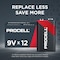 Duracell Procell Constant 9V Alkaline Battery, PK12 PC1604BKD - alternate 1